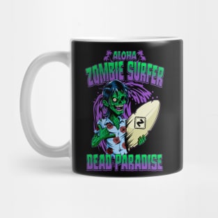 Zombie Surfer. Dead Paradise. Aloha Mug